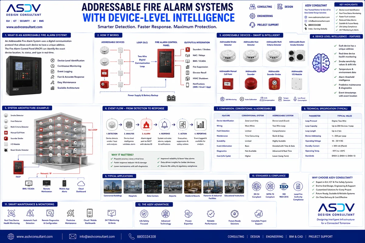 Addressable Fire Alarm Systems with Device-Level Intelligence Addressable Fire Alarm Systems with Device-Level Intelligence