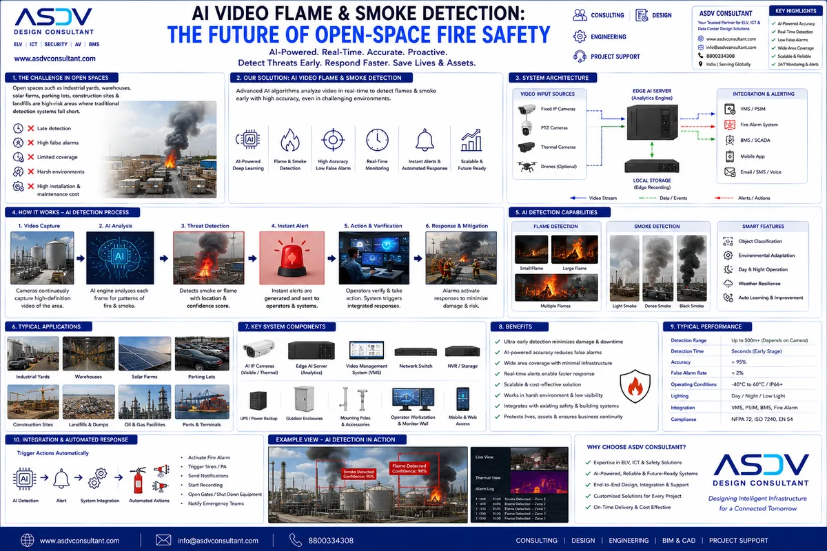 AI Video Flame & Smoke Detection: Camera-Based Fire Detection