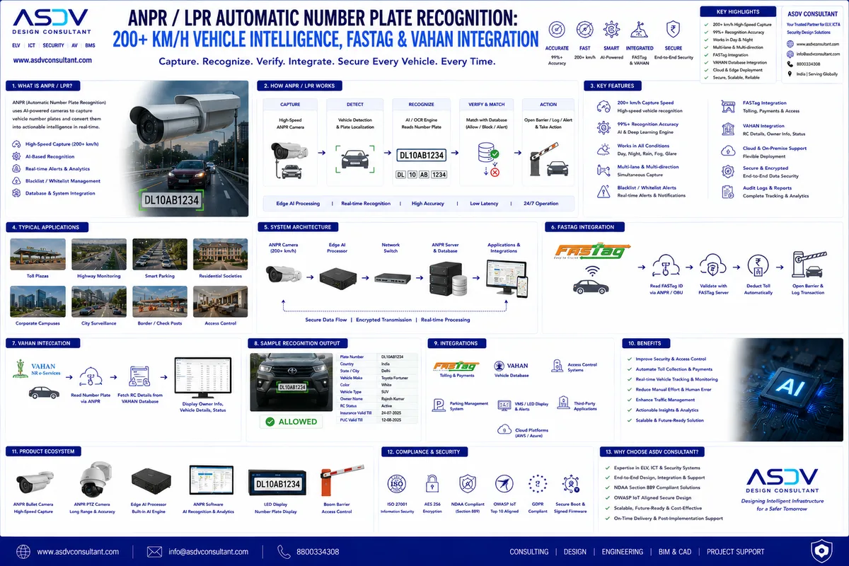 ANPR LPR Licence Plate Recognition: 200km/h Read, Watch-List