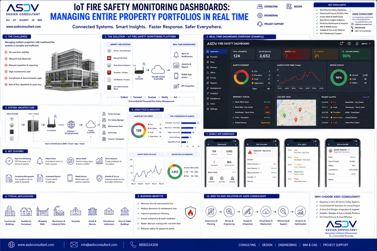 IoT Fire Safety Monitoring Dashboards: Real-Time Portfolio Management